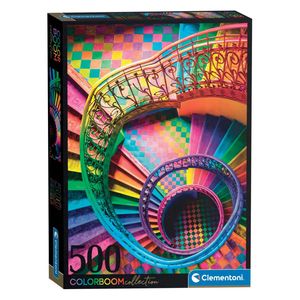 CLEMENTONI Puzzle ColorBoom: Schodiště 500 dílků