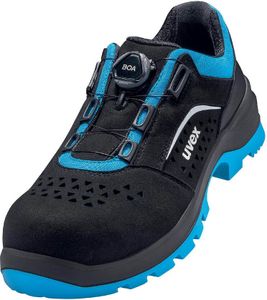 uvex unisex S1P Sicherheitsschuhe 2 xenova BOA 95582 schwarz Größe 43