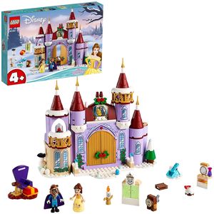 LEGO 43180 Disney Princess Belles winterliches Schloss, Die Schöne und das Biest, Spielzeug für Vorschulkinder ab 4 Jahren