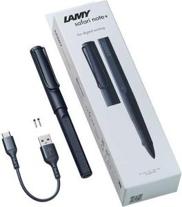 LAMY safari note+ - Długopisy z rysikiem | Cały czarny Nowy