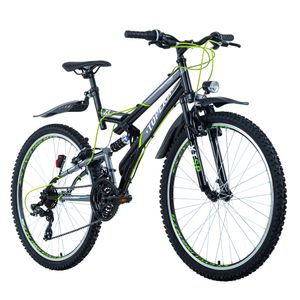 Mountainbike ATB 26'' Topeka anthrazit-grün RH 48 cm KS Cycling