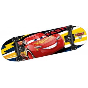 Disney Cars Skateboard 71 x 20 cm Holz Jungen Rot/Schwarz