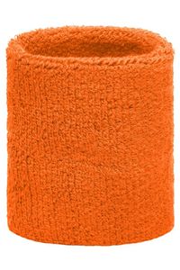 Armschweißband aus weichem Frottee orange, Gr. one size