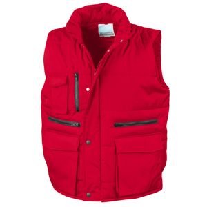 Result Pánská vesta Lance s mnoha kapsami, větruodolná, voděodpudivá RW3213 (3XL) (červená)