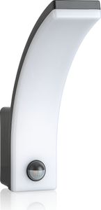 LED Aussenleuchte mit Bewegungsmelder 20W Wandleuchte anthrazit IR Sensor SEBSON