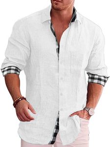 Männer Mit Taschen Bluse Weiche Kurzarm Hemden Bequemer Knopf Down Tops Funktionieren Weiss,Größe XL