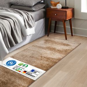 Koberec Runner Elite Fluffy Bed Mat Light Brown 80x200 cm