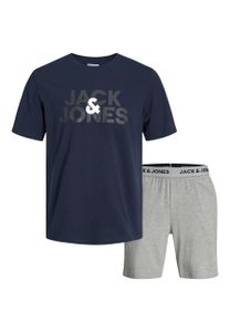 Jack & Jones Mehrteiler JACULA Set aus Kurzarmshirt mit Rundhalsausschnitt und kurzer Hose
