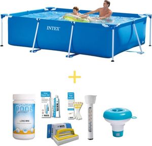 Rámový bazén Intex - 260 x 160 x 65 cm - včetně balíčku na údržbu WAYS