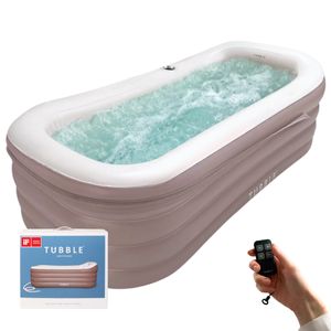 Tubble® Cuzi Aufblasbare Spa-Badewanne - Aufblasbare Badewanne mit Schaumbad-Funktion – Faltbare Badewanne für Erwachsene – Einstellbarer Wasserfluss
