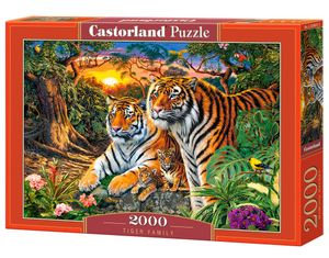 CASTORLAND Tiger Family Puzzle 2000 elementów