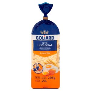 Goliard makaron 5 jajeczny orzechowy luksusowy 250 G