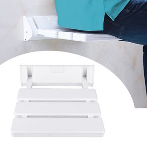 Duschsitz Wandmontage Duschklappsitz für  Duschstuhl Badhocker Duschsitz Badestuhl| Weiß