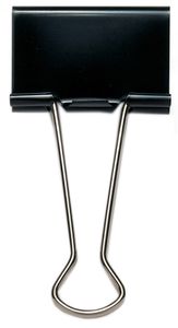 RAPESCO Foldback-Klammern Breite: 32 mm schwarz 10 Stück