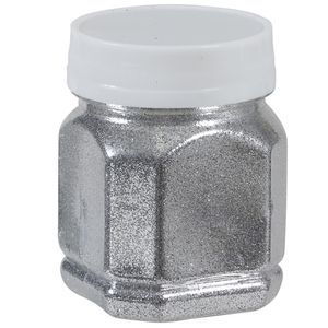 Glitterpuder 115 g zur Dekoration - Glitzerpuder - Glitzerpulver - Glitter-Powder Farbe Silber
