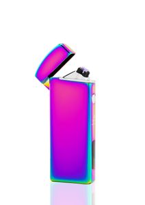 TESLA Lighter T14 Lichtbogen-Feuerzeug elektronisches USB Feuerzeug Rainbow