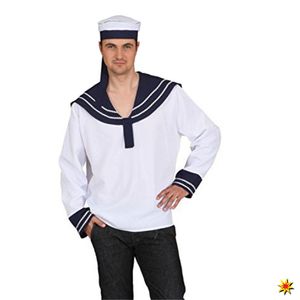 Kostüm Matrose, Seemann Shirt, Größe:54 / 56