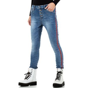 Ital-Design Damen Jeans Boyfriend Jeans Hellblau Gr.xs/34