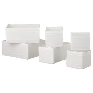 IKEA SKUBB-Box, 6er-Set, weiß