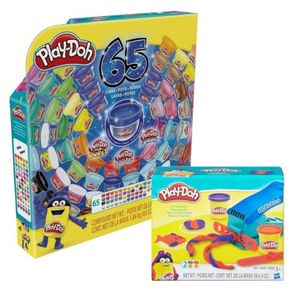 Play-Doh Knete Set Fun Factory Knetwerk + 65 Jahre Vielfalt Pack Hasbro