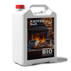 5 Liter Bioethanol KAFFEEDUFT Premium 100% fürAlkohol für Kamin 5L
