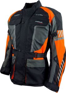 Roleff RO16012 Motorradjacke – Schwarz/Neon-Orange, wasserdicht, atmungsaktiv & mit Protektoren Motorradjacke Roleff Größe: M,