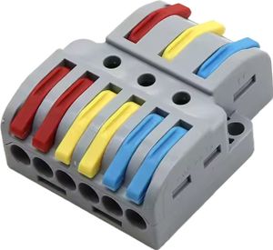 Universal Kabelverbinder Splitter 3 zu 6 Draht