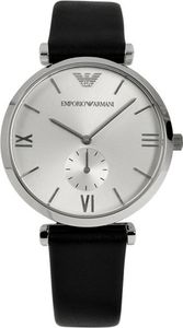 Armani Blue Leder Uhr mit Stahlschrank 40 mm Armani Blue Leder Uhr mit Stahlschrank 40 mm