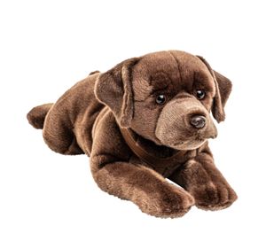 Uni-Toys - Labrador braun, liegend - 60 cm (Länge) - Plüsch-Hund - Plüschtier, Kuscheltier