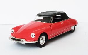 CITROEN DS19 Cabriolet Modellauto 12cm aus Metall mit Rückzug Modell Auto Spielzeugauto Spielzeug Kinder Geschenk 16 (Rot zu)