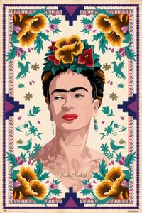 Frida Kahlo Poster - Ilustración (91 x 61 cm)