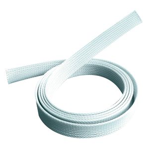 Kabelschlauch mit Reißverschluss, Polyester, Ø 50 mm, grau, 1 m