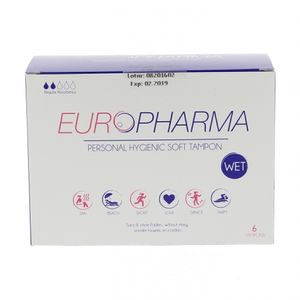 Europharma Soft Tampons Wet Hygienic 6 Stück