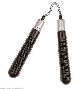 Nunchaku - Ninja Stäbe - Ninja Waffen 19 cm Fasching und Karneval
