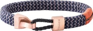 Police Herren Armband blau weiß PJ26490BLN.02