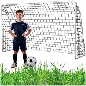 KRUMAD Fußballtor Kinder Tragbares Tor aus Stahl mit Netz und Bodenankern Fussballtore für Garten Kinder Outdoor Training Wetterfest Stabil KRUMAD Fußballtor Kinder Tragbares Tor aus Stahl mit Netz und Bodenankern Fussballtore für Garten Kinder Outdoor Training Wetterfest Stabil