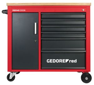 GEDORE red R20400006 Werkstattwagen MECHANIC PLUS + 6 Schubladen 988x431x935 mm, 3301818