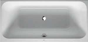 Duravit Badewanne Happy D.2 190 x 90 x 48 cm Einbauversion, 2 Rückenschrägen, weiß, 700315000000000
