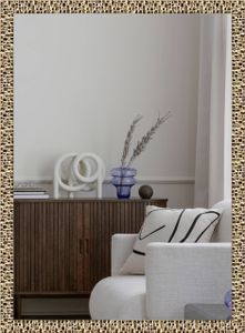 nielsen HOME Wandspiegel Florentina, Gold, Kunststoff, ca. 50x70 cm