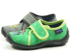 Rohde 2146 Boogy Jungen Schuhe Kinder Hausschuhe, Größe:28 EU, Farbe:Grün