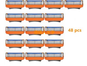 48 Stück Rasierklingen Herrenrasierer mit Klinge kompatibel für Fusion 5（48 Stück）