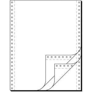 SIGEL 32243 Computerpapier 12"x240 mm, A4, LP, 60 g/m², 3f, blanko, 600 Sätze, Endlospapier