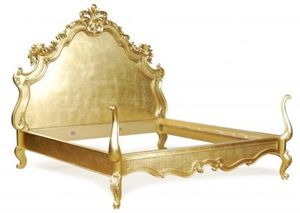 Barock Bett Lusso Superior Gold 180 x 200 cm aus der Luxus Kollektion von Casa Padrino