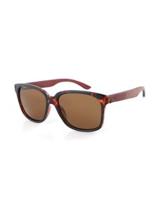 Wave Hawaii Whip holzsonnenbrille uni quadratisch UV400 braun