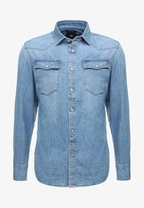 G-Star 3301 Slim Shirt, Farbe:Blau, Größe:XXL