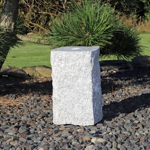 CLGarden Quellstein Granit Säule 30cm für den Bau von Gartenbrunnen Springbrunnen DIY