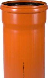 Ostendorf KG-Rohr mit Steckmuffe und Gummidichtring DN 500 Länge 1000 mm 227010