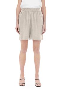 ONLY Shorts Damen Leinen Beige GR81665 - Größe: L