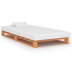 Maison Exclusive Rám postele z palet hnědý masivní borovice 100 x 200 cm