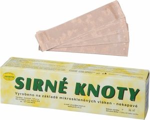 Knoty siarkowe 18x4cm 400g 80szt